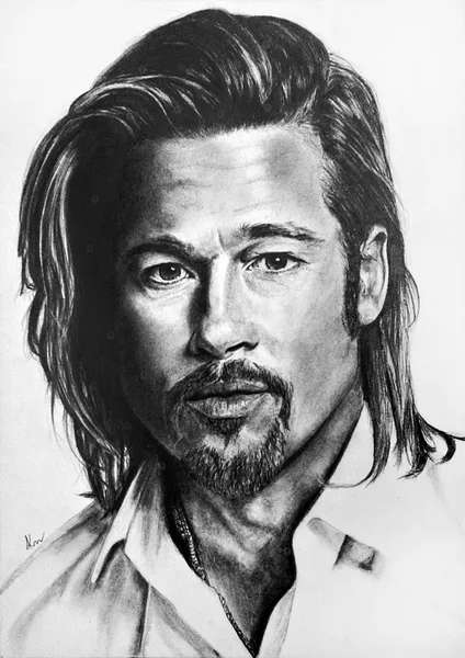 Brad Pitt - A4/tužka